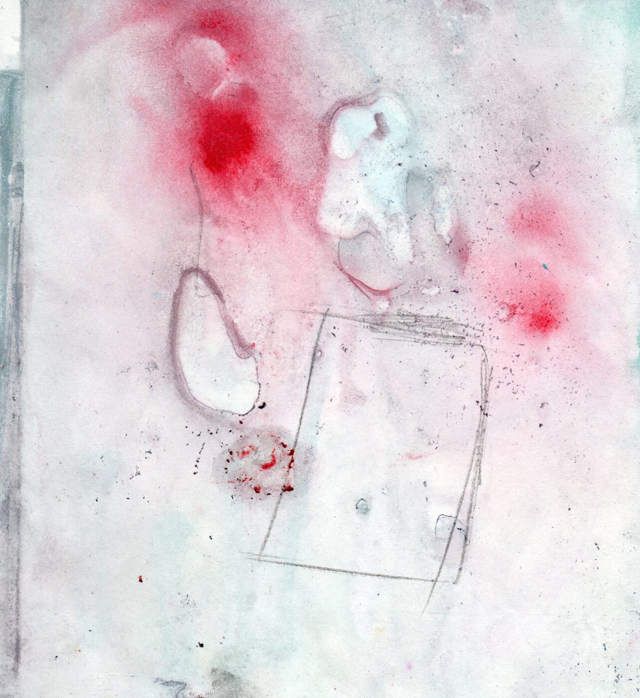 Watercolour on textured paper.