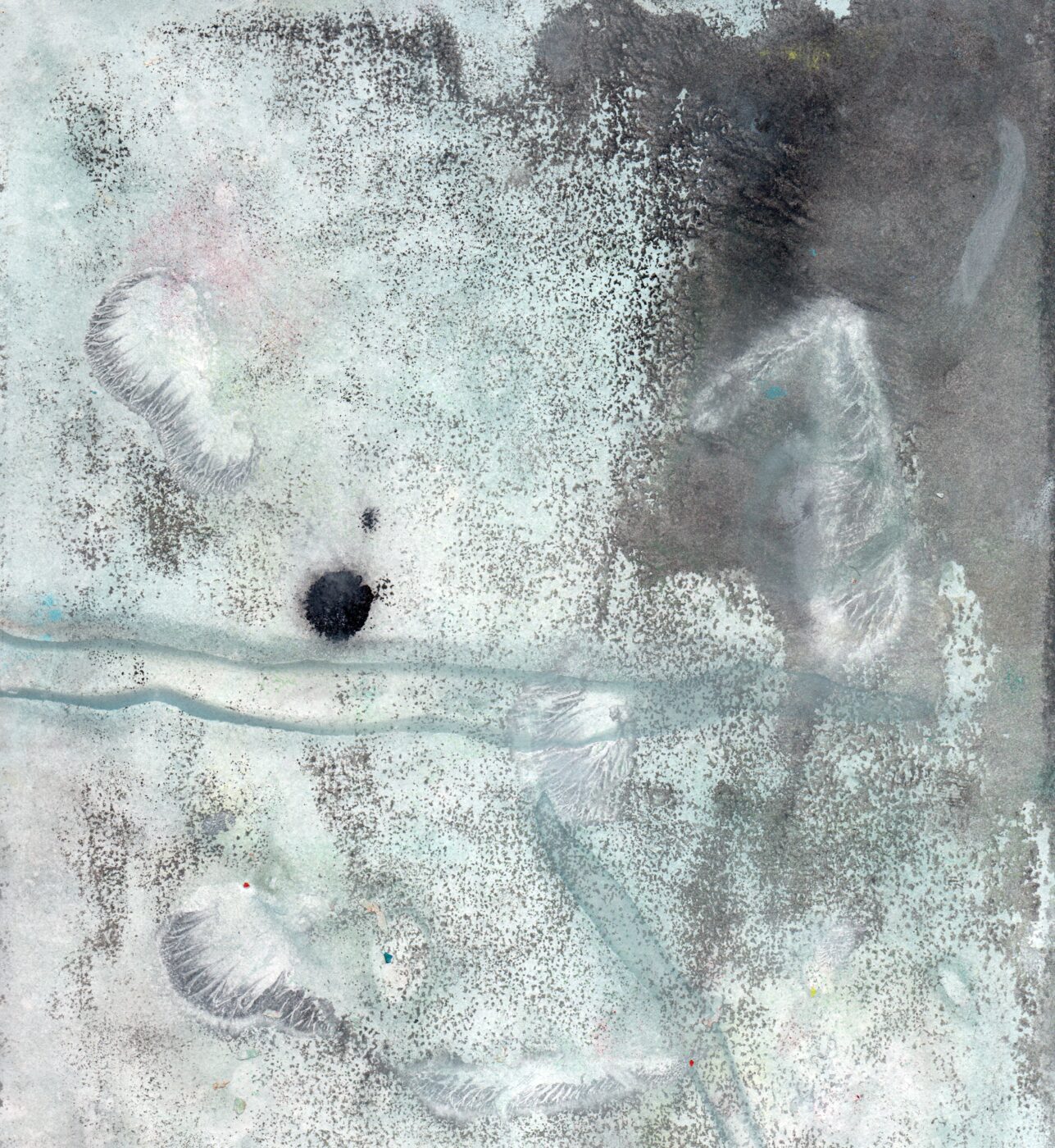 Watercolour on textured paper.