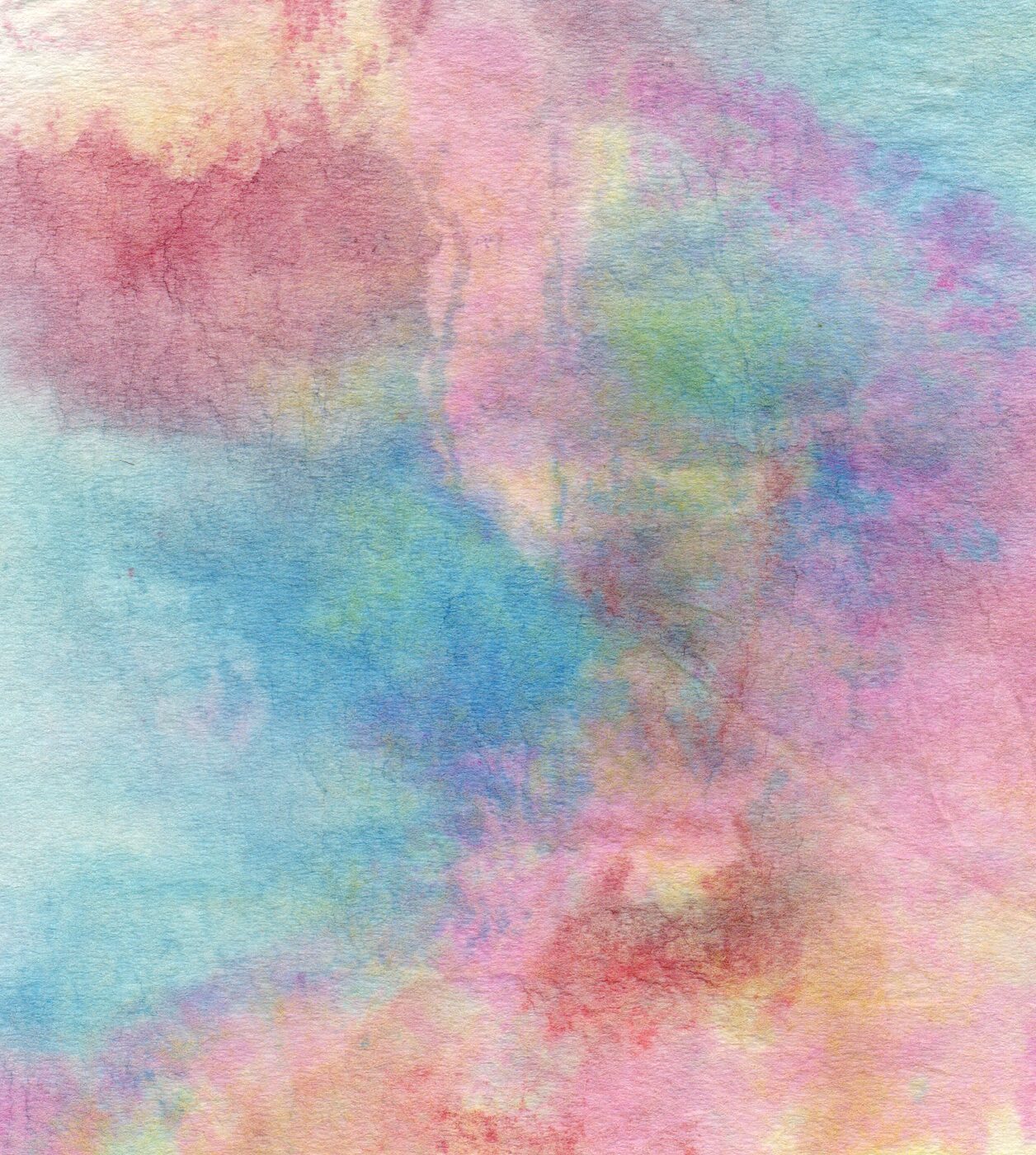 Watercolour on textured paper.