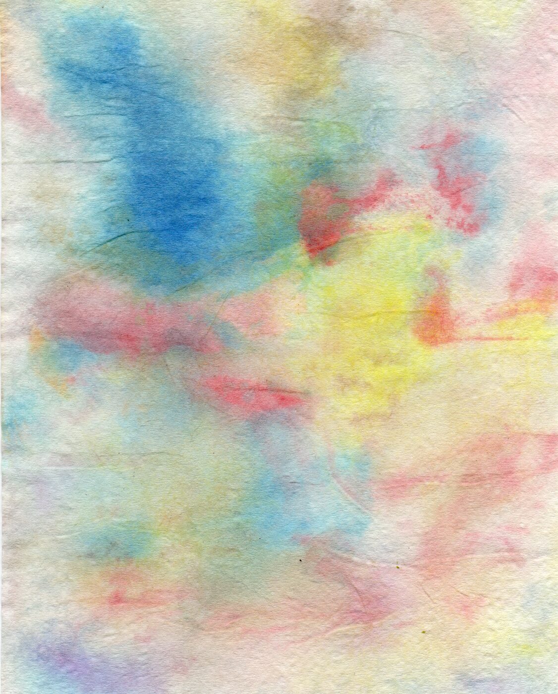 Watercolour on textured paper.